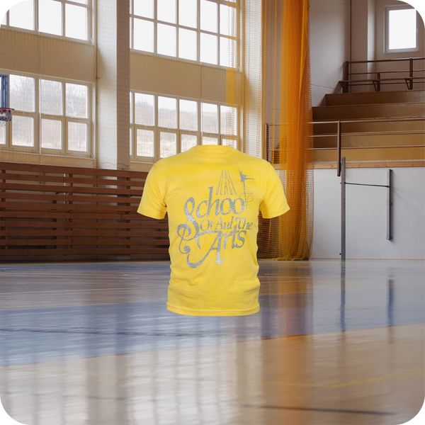 School of Aul the Arts Tee in Yellow