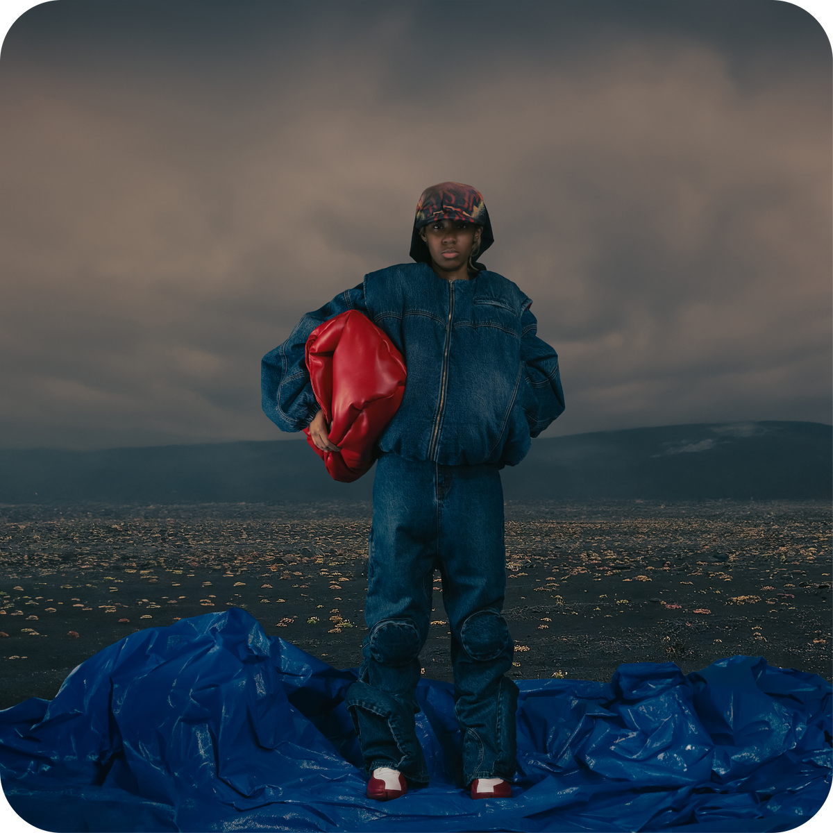 Inflated Denim Jacket – Aulblack