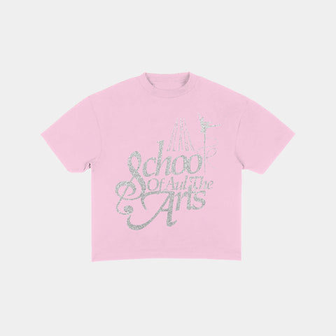 School of Aul the Arts Tee in Pink