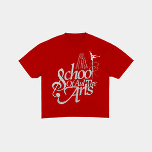 School of Aul the Arts Tee in Red