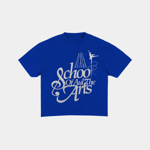School of Aul the Arts Tee in Blue
