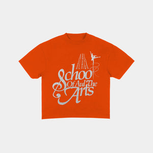 School of Aul the Arts Tee in Orange