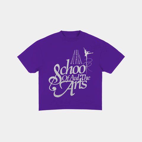 School of Aul the Arts Tee in Purple