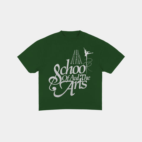 School of Aul the Arts Tee in Green