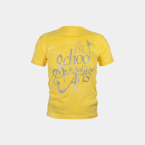 School of Aul the Arts Tee in Yellow