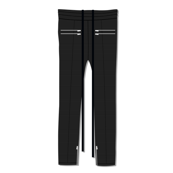 Ribbed Denim in Black
