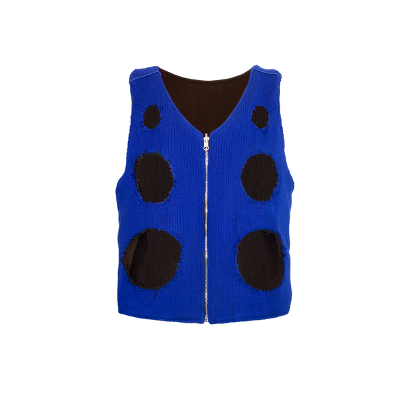 REVERSIBLE CUT OUT FIELD VEST