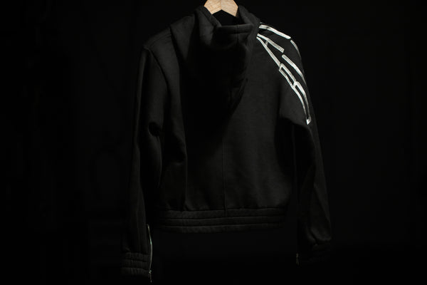 Overlapped Logo Hoodie