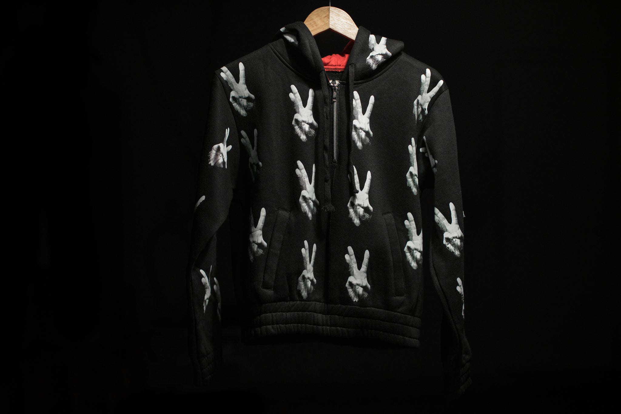 3hrees Quarter Zip Hoodie