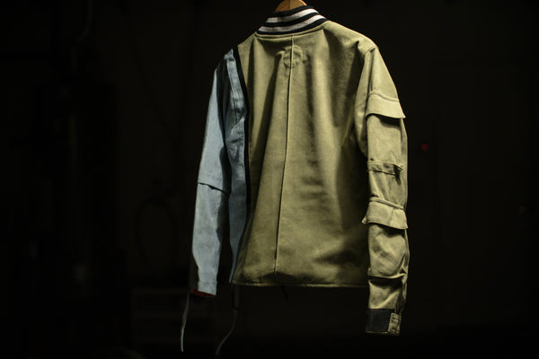 Camp Cargo Jacket with Denim