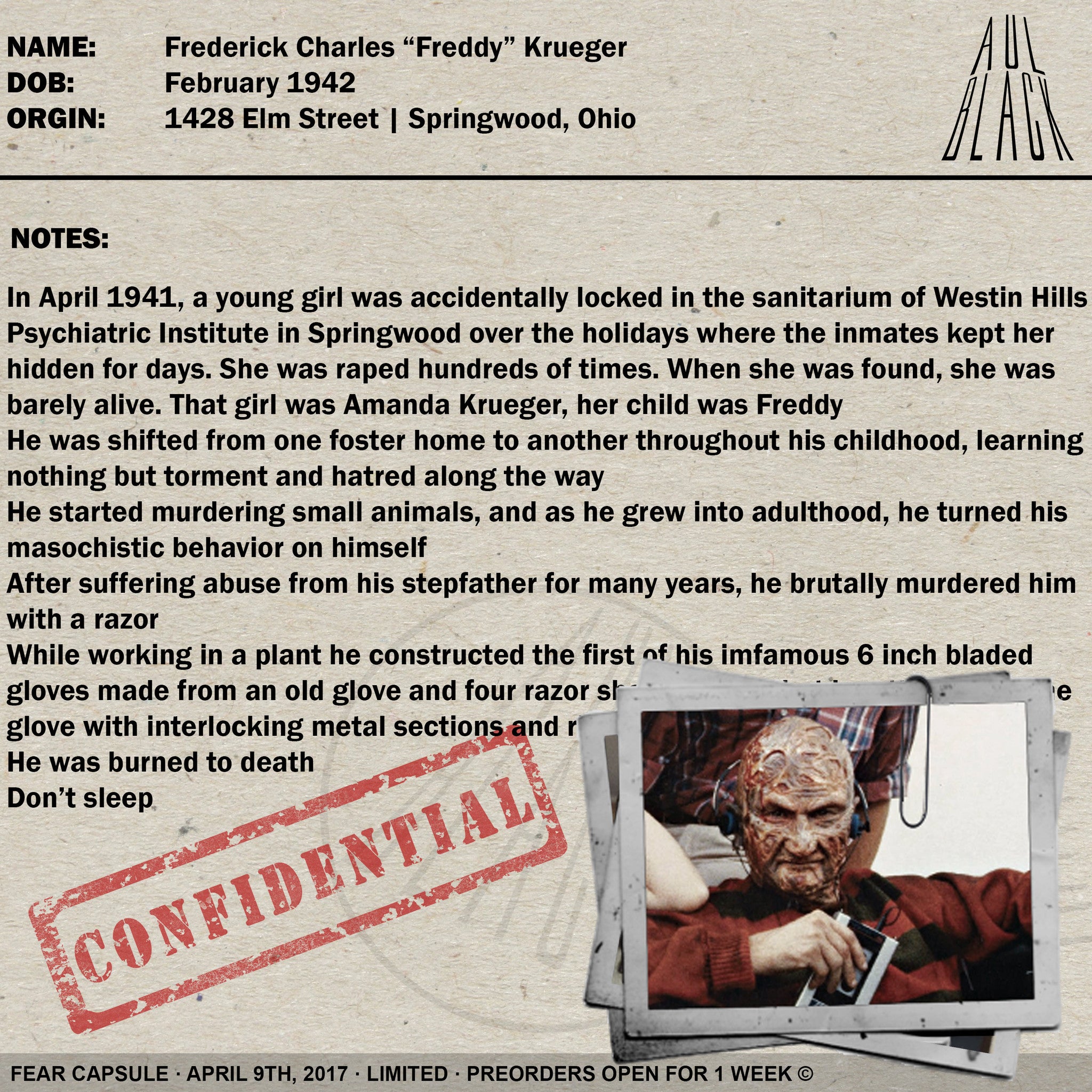 Fear Freddy Krueger
