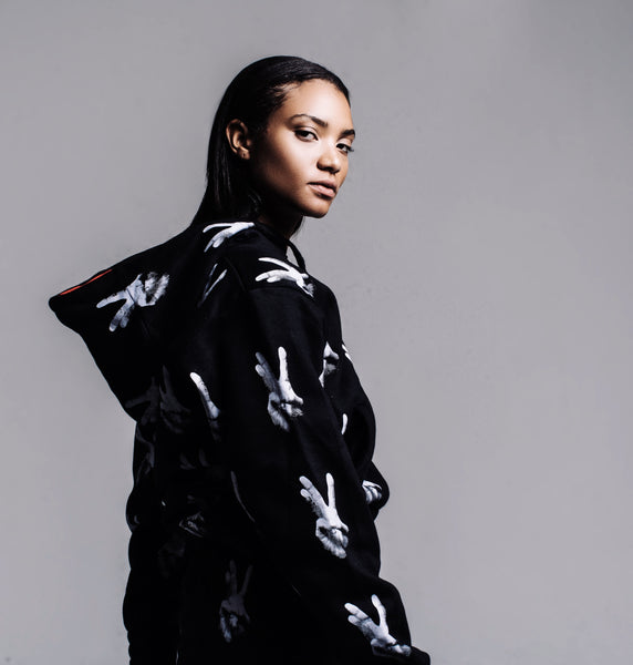 3hrees Quarter Zip Hoodie