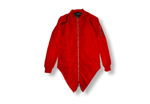 Red Double Tailed Flight Jacket